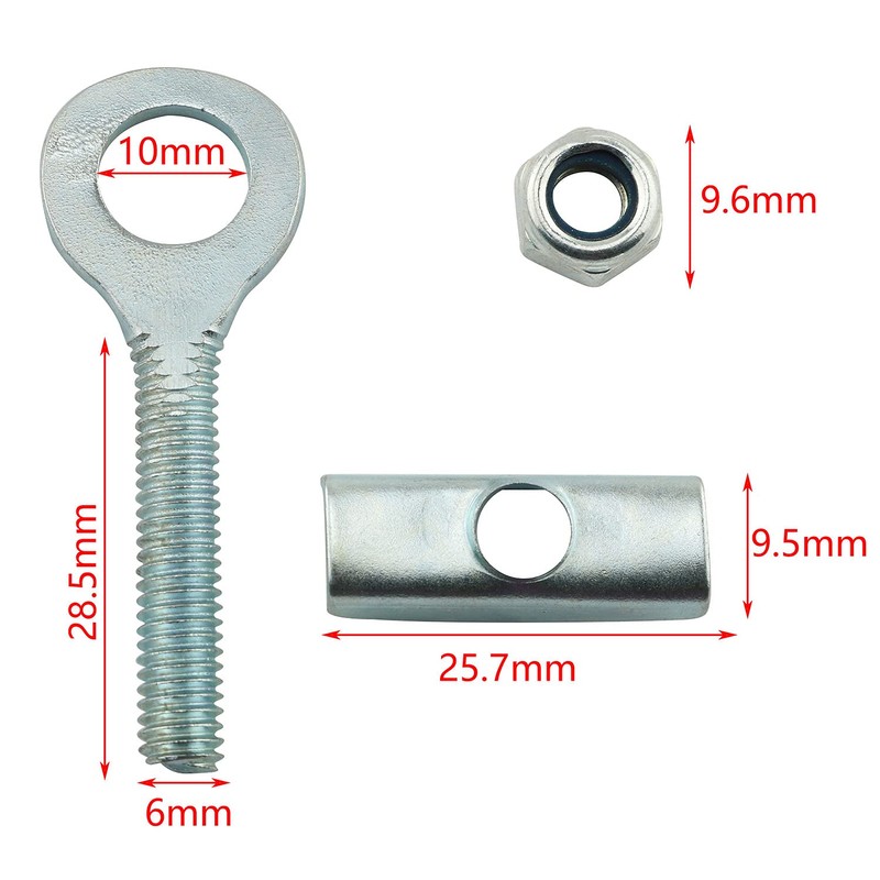 RLECS Bicycle Chain Adjuster 2PCS Adjustable Chain Buckle Bicycle Wheel