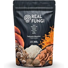 Hongos Power Mix 7x en Polvo 100g Melena de Leon, Reishi, Cordyceps, Shiitake, Cola de Pavo, Chaga y Maitake 100% Mexicano