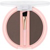 Essence Brow Powder Duo Set, 03 Dark - Donkerbruin tot