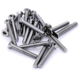 M5 (5mm x 45mm) TX Socket Countersunk Machine Screw (Bolt) - Stainless Steel (A2) (Pack of 20)