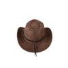 Cowboy Hat for Women and Men Felt Wide Brim Suede