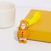 xutao Cute Waterproof Duck Keychain Rubber Keychain for Women Men