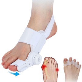 BOJNGEWIN 足指サポーター かかと固定ベルトが付き フリーサイズ 左右兼用 足指セパレーター シリコン パッド 伸ばす 鍛える サポーター 室内用 男女兼用 (1)