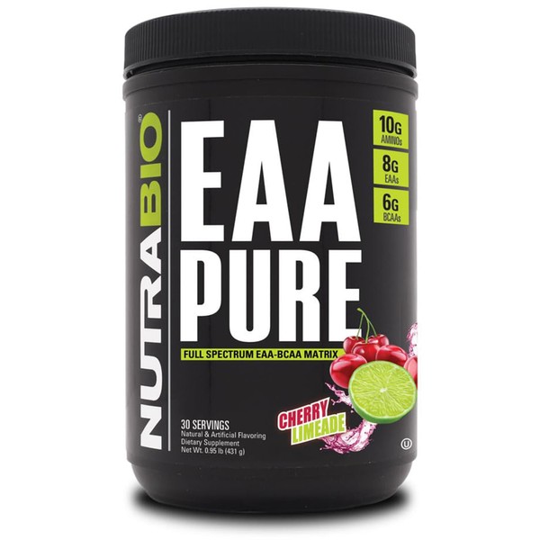 NutraBio – EAA Pure – 9 Amino Acids – Muscle