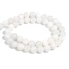 Natural Stone Beads 8 mm White Moonstone Polished Round Smooth