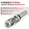 FindBuyTool Sprial Flush Trim Router Bit, 1/2" Shank Solid Carbide