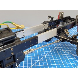 Tamiya Aluminum 3" Frame Extension + Drive Shaft Tamiya 1/10 Ford F350 Highlift Truck