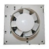 Airvent 459294A 4" 100mm White Bathroom Fan with Humidistat -