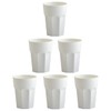 Engelland 6 x Plastic Cups Cream White Drinking Cups Party