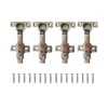 LIKERAINY 95 Degree Half Overlay Hinges 26mm with Damper Soft