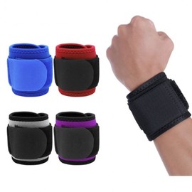 Adjustable Double Strap Velcro Wrist Support for Golf and Maternity Wrist Support Red 2ea
