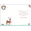 Special Friend Christmas Card - Festive Front Door and Reindeer