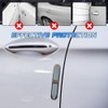 NHHEO 4Pcs Car Door Edge Guards, Universal Metal Auto Side