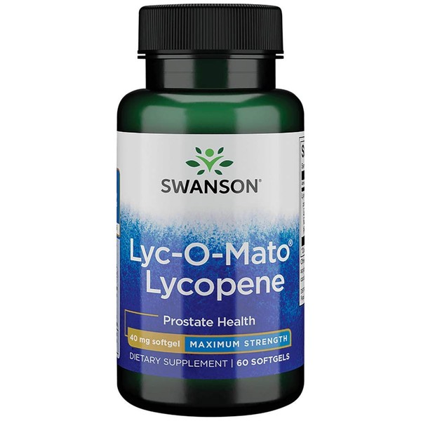 Swanson Super-Strength LYC-O-Mato Lycopene 40 Milligrams 60 Sgels
