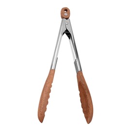 Wooden Tongs, Kitchen Tongs for Cooking with Wooden Tips, Toaster Tong Nonstick Cooking Tong with Non-Slip Grip for Cooking, Salad, Serving Food, Grilling, BBQ(SIZE:12inch)