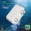 Waterproof Outdoor Junction Box, LA VANE IP67 ABS Plastic Dustproof
