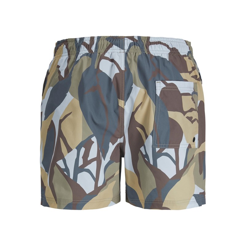 JACK & JONES Men's Jpstmaui Jjswim Ocean Days AKM, Silver