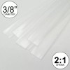 Salipt 3/8" ID Clear Heat Shrink Tube 2:1 ratio wrap
