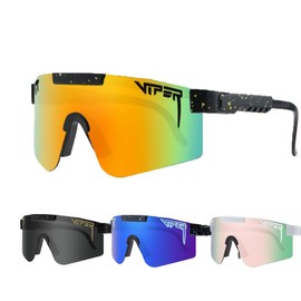 ZIMRAHYG - Gafas De Sol Deportivas, Gafas De Ciclismo Polarizadas, Creado Para Ciclistas, Motociclistas, Pescadores, Conductores, Corredores, Jugadores De golf, Béisbol y Tenis(Naranja)