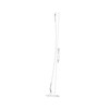 SUPVOX 30pcs Fishing Steel Wire Leaders Double Locking Snaps Biteresistant