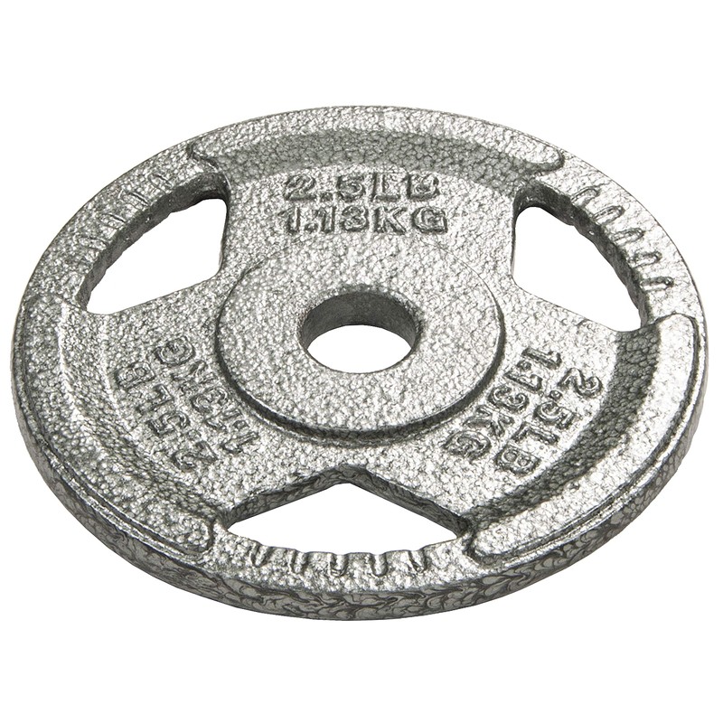 HulkFit 1-inch Iron Plate for Strength Training, Weightlifting and Crossfit,