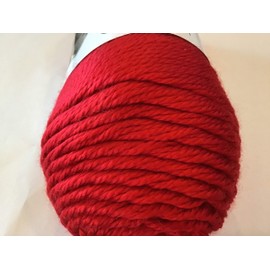 Soft & Shiny Yarn, a Skein, Red