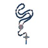 Intercession St. Benedict Holy Medal Rosary (Blue)