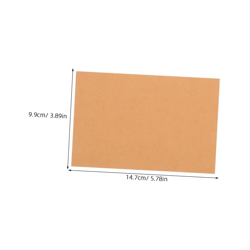 COHEALI 60pcs Double Sided Blank Postcards DIY Note Cards for
