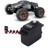 3KG Plastic RC Car Steering Servo Black RC Steering Gear