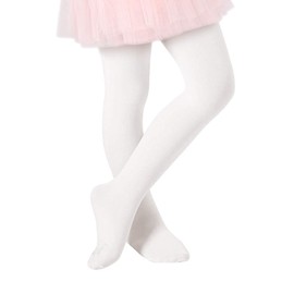 Century Star 3-Pack Girls Ballet Tights Toddler-Soft Dance Baby Tights Casual Leggings Stockings 9-14 Years White&Nude&Black