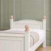 Ciieeo 4pcs Wood Baluster Spindles Roman Column Decorative Finials
