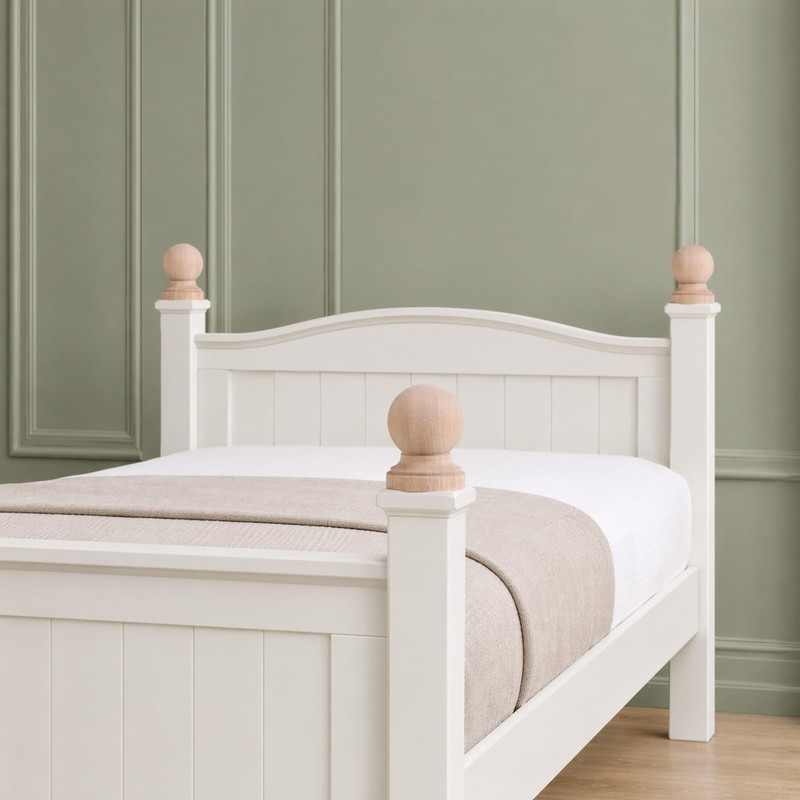 Ciieeo 4pcs Wood Baluster Spindles Roman Column Decorative Finials