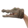Gemini&Genius Soft Rubber Realistic Crocodile Hand Puppet Toy for Kids,