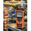 DMT01 Digital Manometer POROMETISTO, Manual Calibration Custom Zero