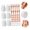 jojofuny 1set Plasma Cutter Consumables Nozzle Cap for Efficient Cutting