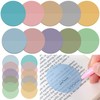 Sabary 500 Sheets Transparent Sticky Notes Round Translucent Sticky Notes