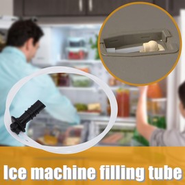 Fit for Whirlpool W11415785 Ice Maker Fill Tube and Water Line Assembly,W11232485 Fit for Maytag, KitchenAid, Jenn-Air, Amana, Magic Chef, Admiral, Norge, Roper, and Kenmore Refrigerators