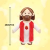 11" Jesus Plush, Heart of Jesus Doll for Kids, Jesus