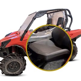 HECASA Seat Cover & Cushion Compatible with 2011-2020 Can-Am Commander 800 800R 1000 1000R / Maverick Bottom Cushion Kit Assembly Replacement for 703500943