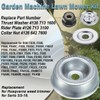 Qiuwanzia Garden Machine Lawn Mower kit Blade Adapter Kit for
