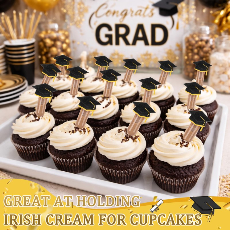 Glenmal 48 Sets 4ml Graduation Cupcakes Pipettes, Plastic Pipettes Dropper