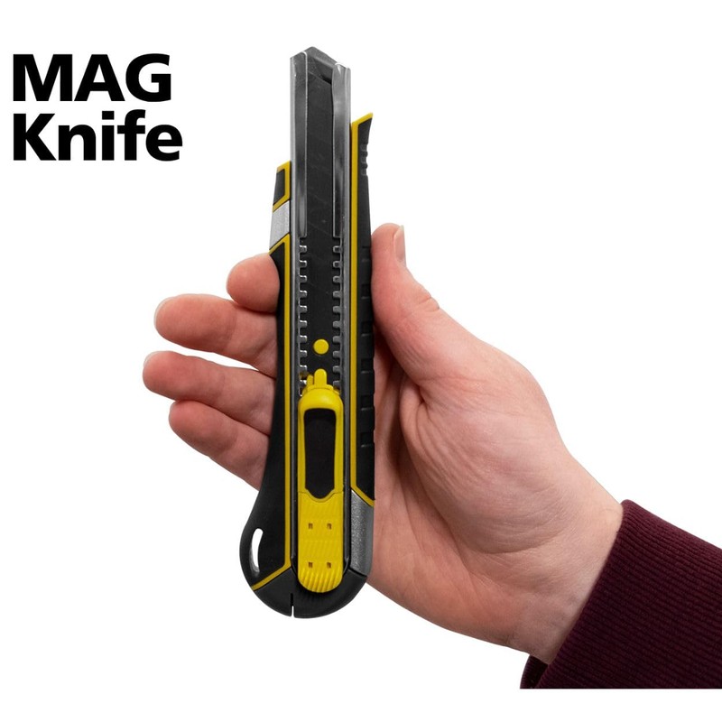 FastCap Mag Knife - Magnetic Utility Knife with Auto Safety-Retractable