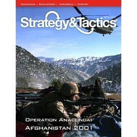 DG: Strategy & Tactics Magazine #276 with Operation Anaconda, Afghanistan 2002, Board Game