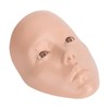 5D Cosmetic Practice Face Set Silicone Reusable Makeup Mannequin Face
