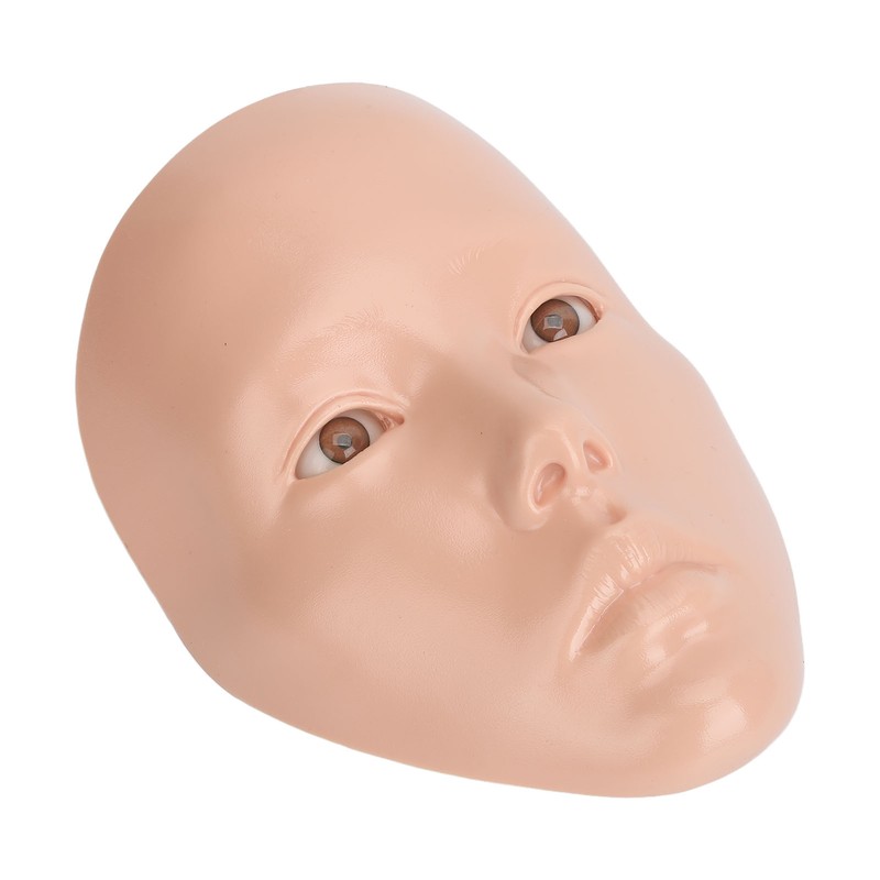 5D Cosmetic Practice Face Set Silicone Reusable Makeup Mannequin Face