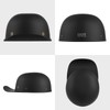 Baseball Style Helmet for Adults (Matte Black, Medium)