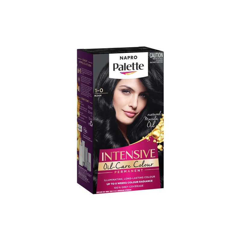 Napro Palette Permanent Hair Colour 1-0 Black