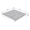 Bosch R5551 - Cabin Filter activated-carbon