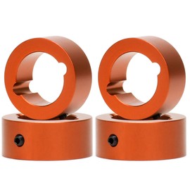 Palumma RC Aluminum Joint Cup Reinforced Ring for TRAXXAS 1/5 X-MAXX 6S 8S XRT 8S 17mm Drive Cup Sleeves Protect Ring Upgrade Parts (Orange)