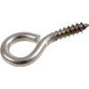 Hillman 4276 Stainless Steel Screw Eye (#4 x 2-3/16" x